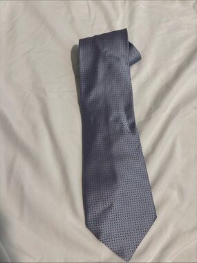 Charvet Classic Men's Blue Microdot Tie